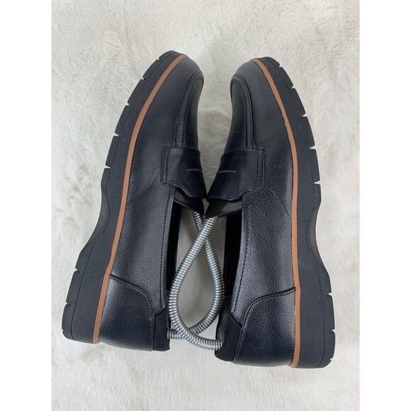 Dr. Scholl's Women's Nice Day Lug Sole Loafers Black Size 8.5 - Picture 5 of 8